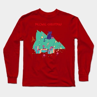 Meowie Christmas Long Sleeve T-Shirt